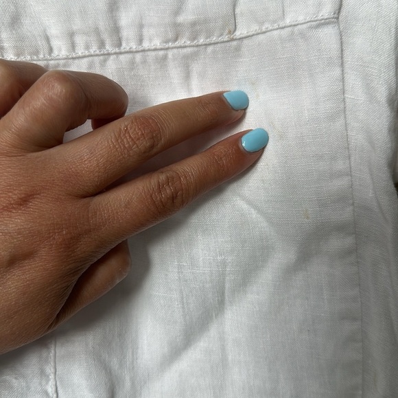 Eileen Fisher 100% Organic Linen Elastic Waist Pull On White Pants Women’s XL - Picture 14 of 16